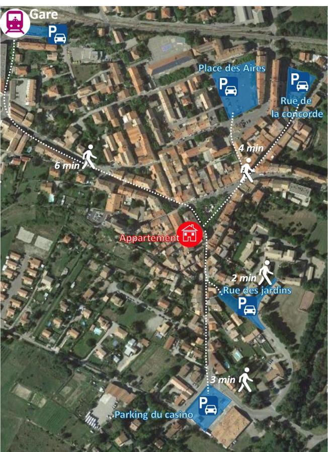 Appartement 4 Pers Plein Centre Ville, Wifi, Balcon Laragne-Monteglin Exterior foto